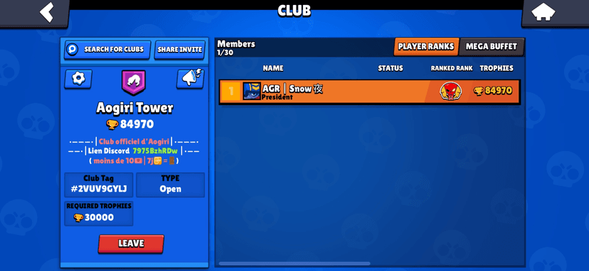 Un nouveau club BrawlStars ?